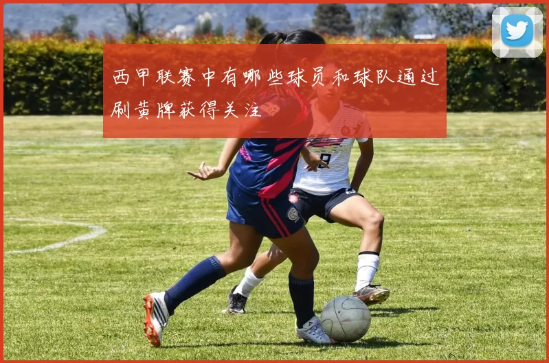 西甲联赛中有哪些球员和球队通过刷黄牌获得关注