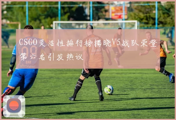 CSGO灵活性排行榜揭晓V5战队荣登第六名引发热议